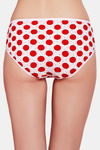 Rosaline Pure Cotton Full Coverage Slim Elastic Brief (Pack of 3)- Polkas n Dot Print — thumbnail 8